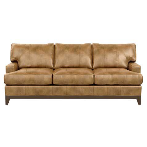 Arcata Leather Three-Seat Sofa image