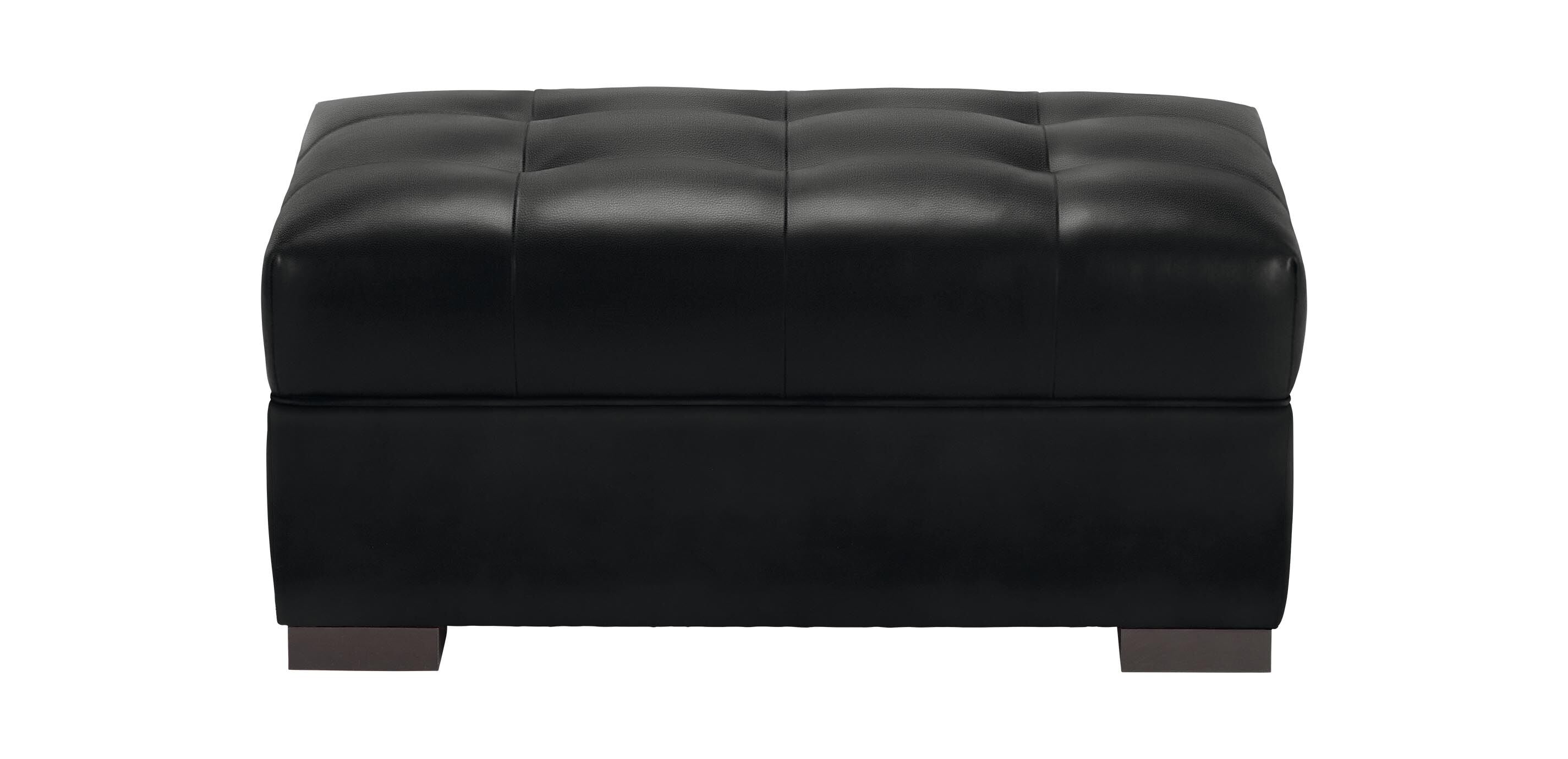 Rockwell Leather Ottoman