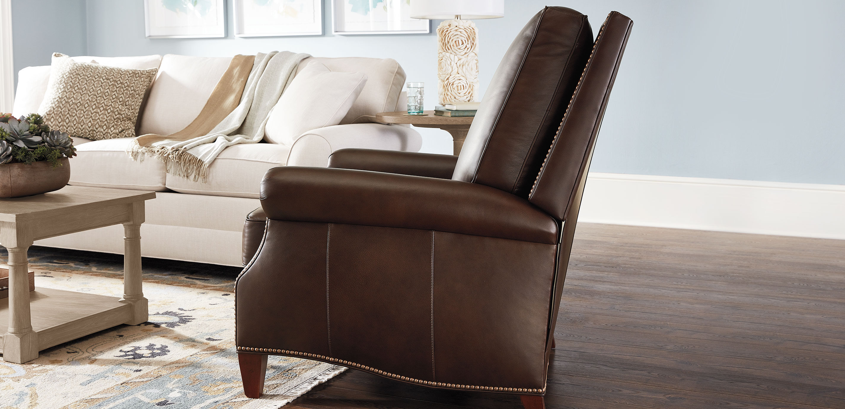 Colburn Leather Recliner, In Stock_7