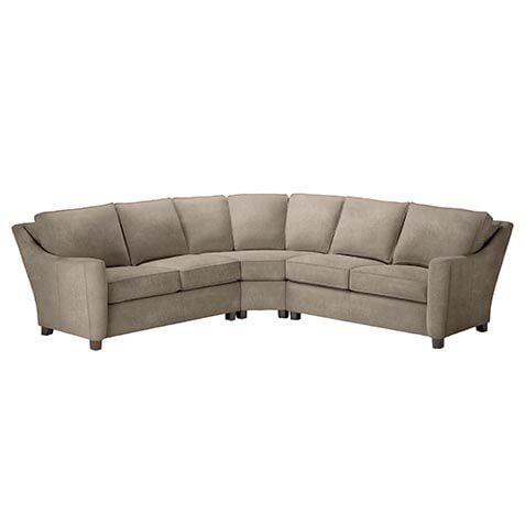 Westerly Leather Three-Piece Sectional image