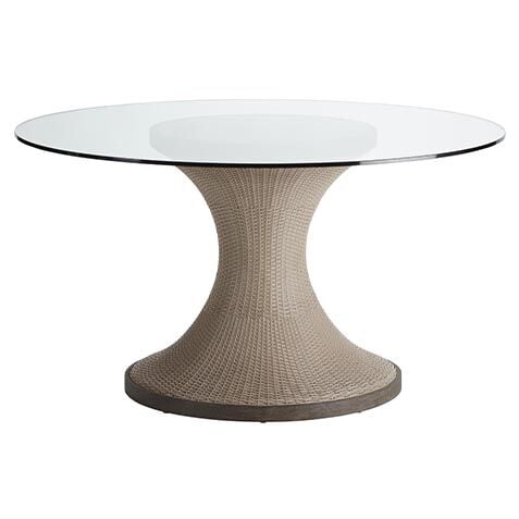 Somerly Round Pedestal Outdoor Dining Table image