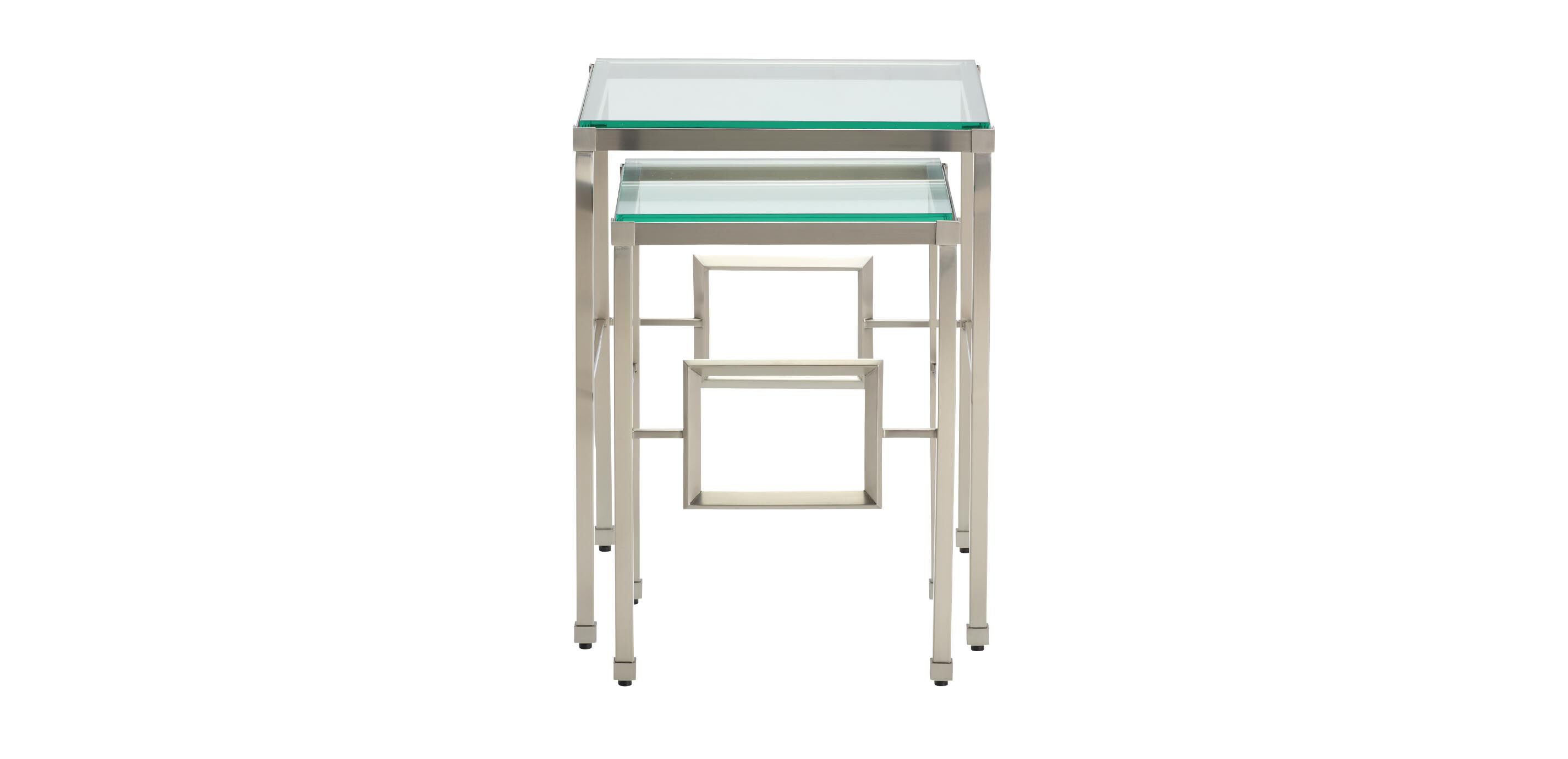 Addy Nesting Tables, Nickel