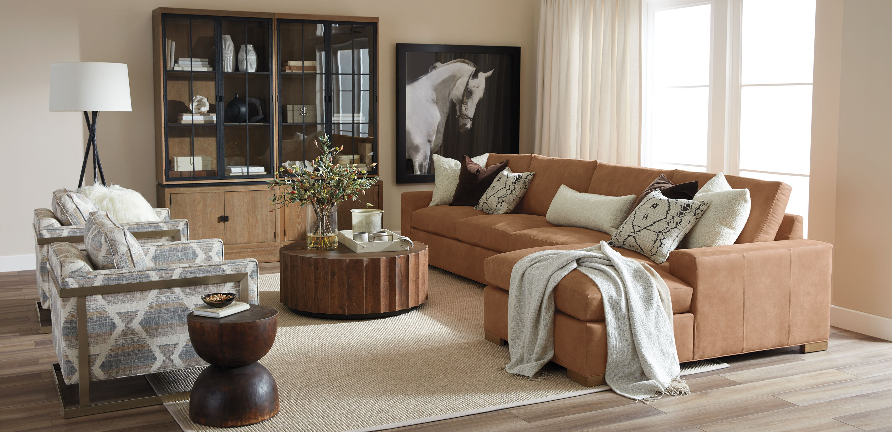 Anasi Truffle Fabric By the Yard_2