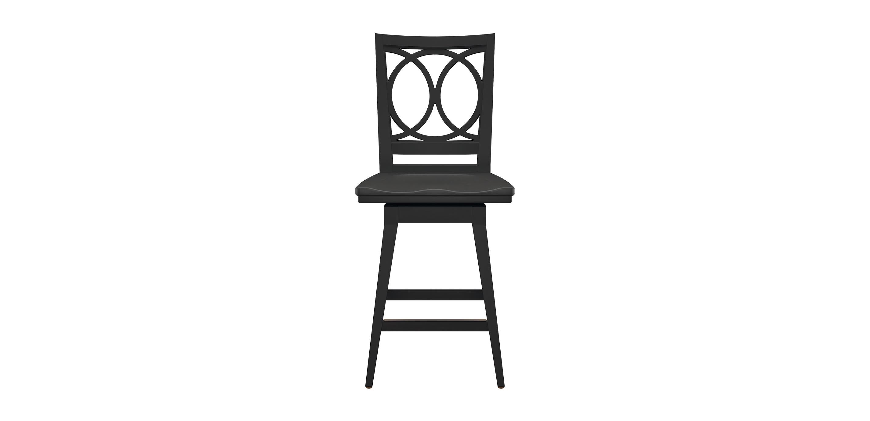 Cyra Swivel Counter Stool, Wood Seat
