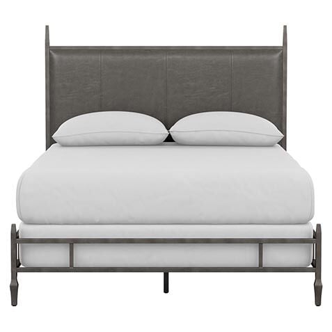 Lincoln Leather Upholstered Bed image