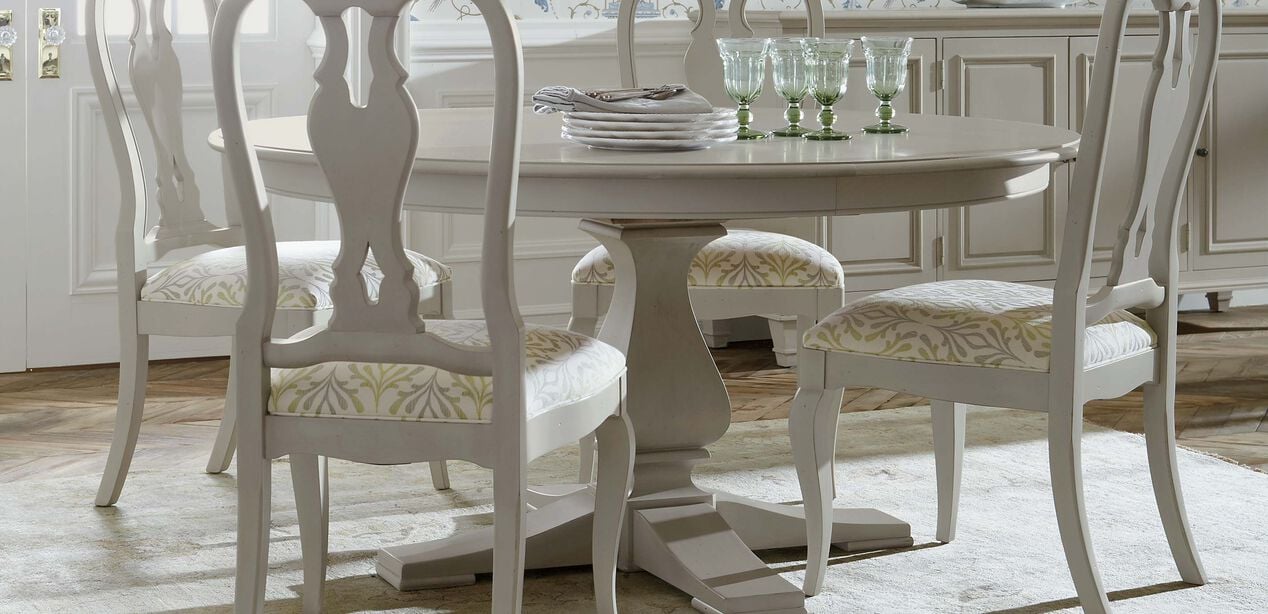 Cameron Round Dining Table Dining Tables Ethan Allen