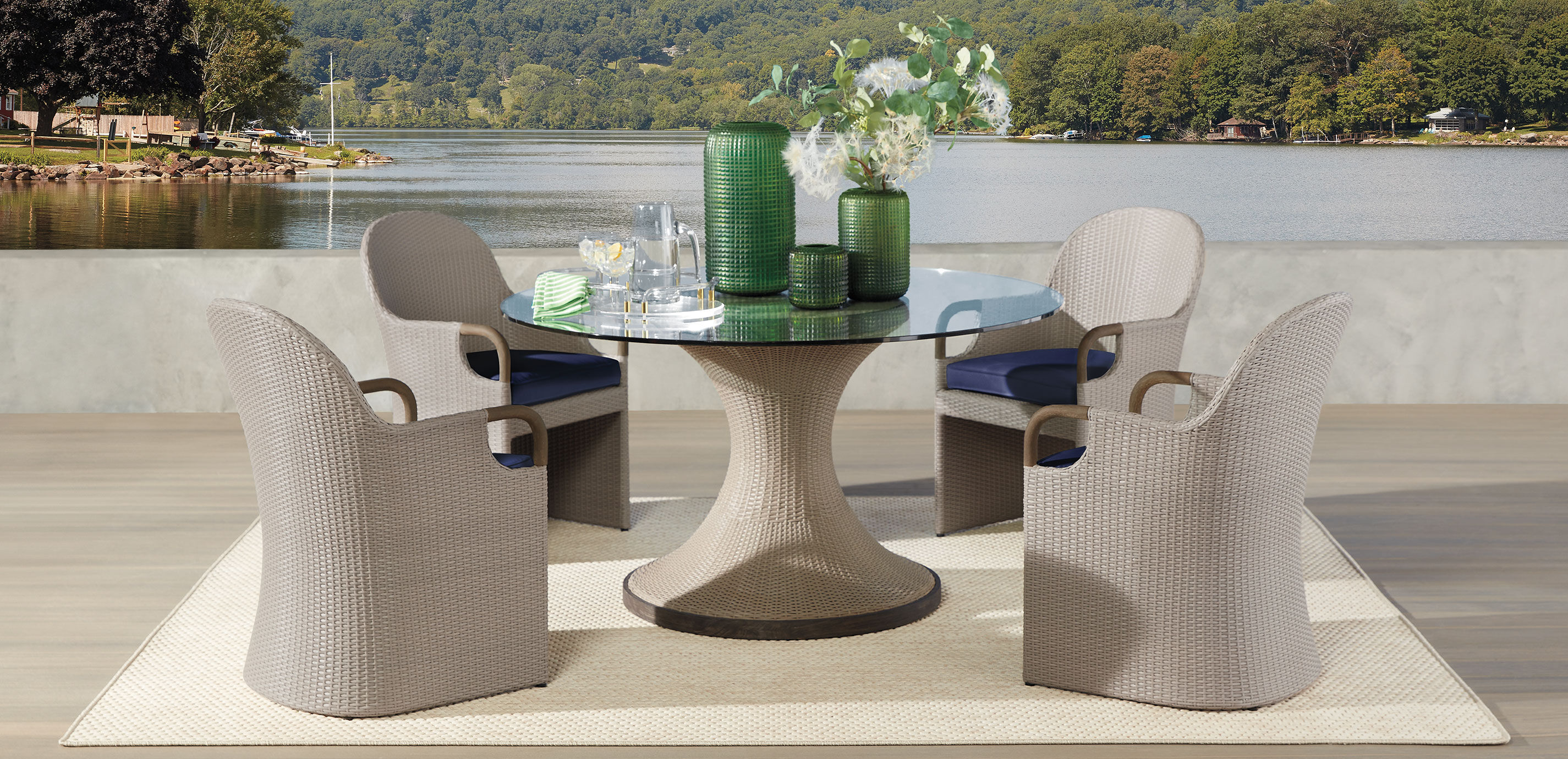 Large Lucira Emerald Vase_6