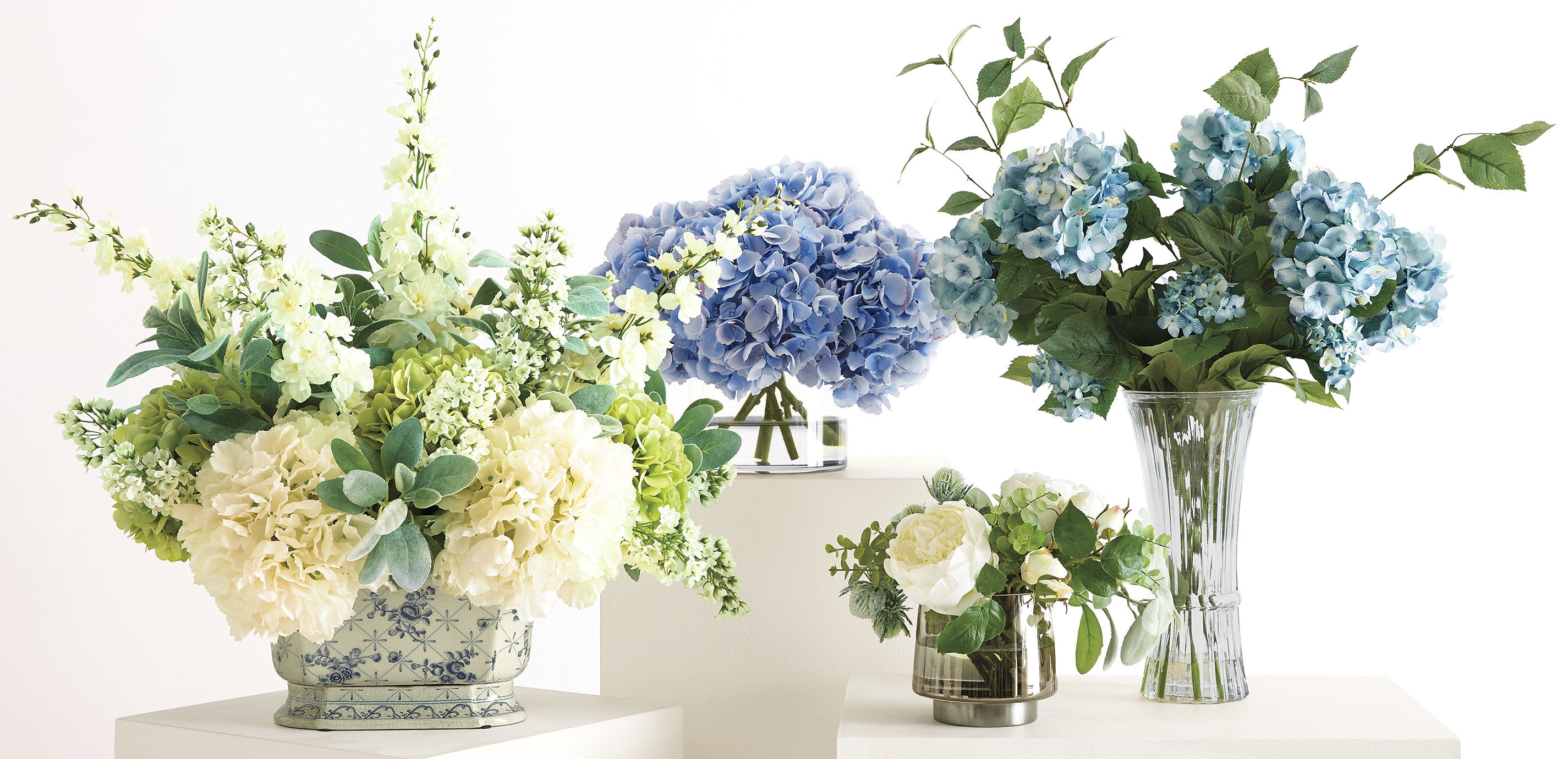 Hydrangea Byzantina in Cache Pot_5