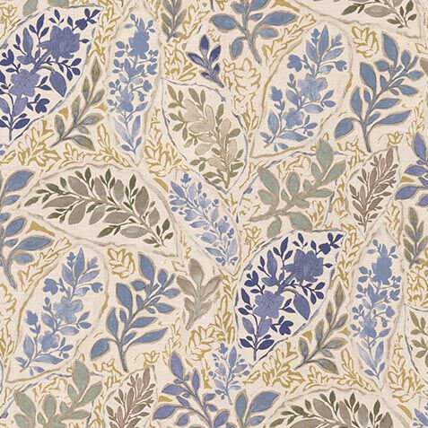 Josie Blue Fabric By the Yard image