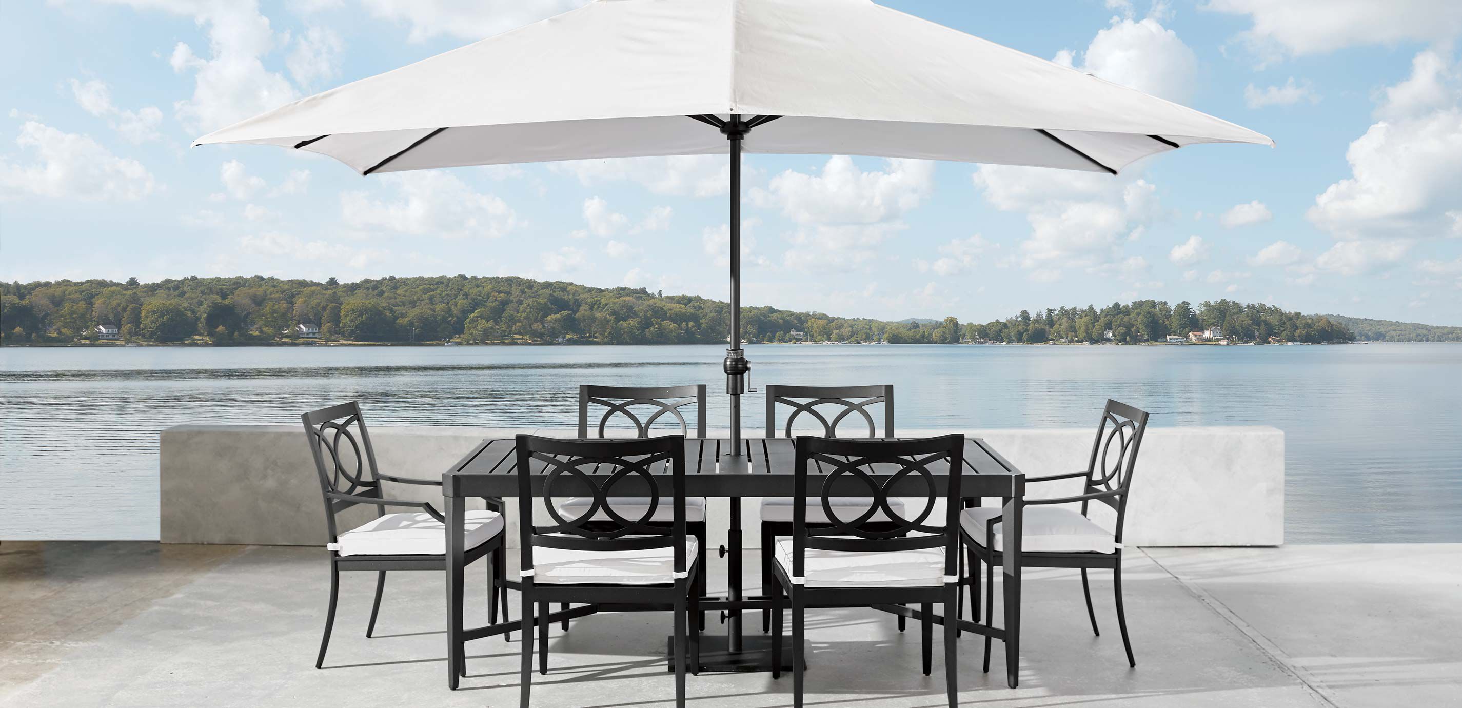 Square Steel Umbrella Base, 35 lbs_3