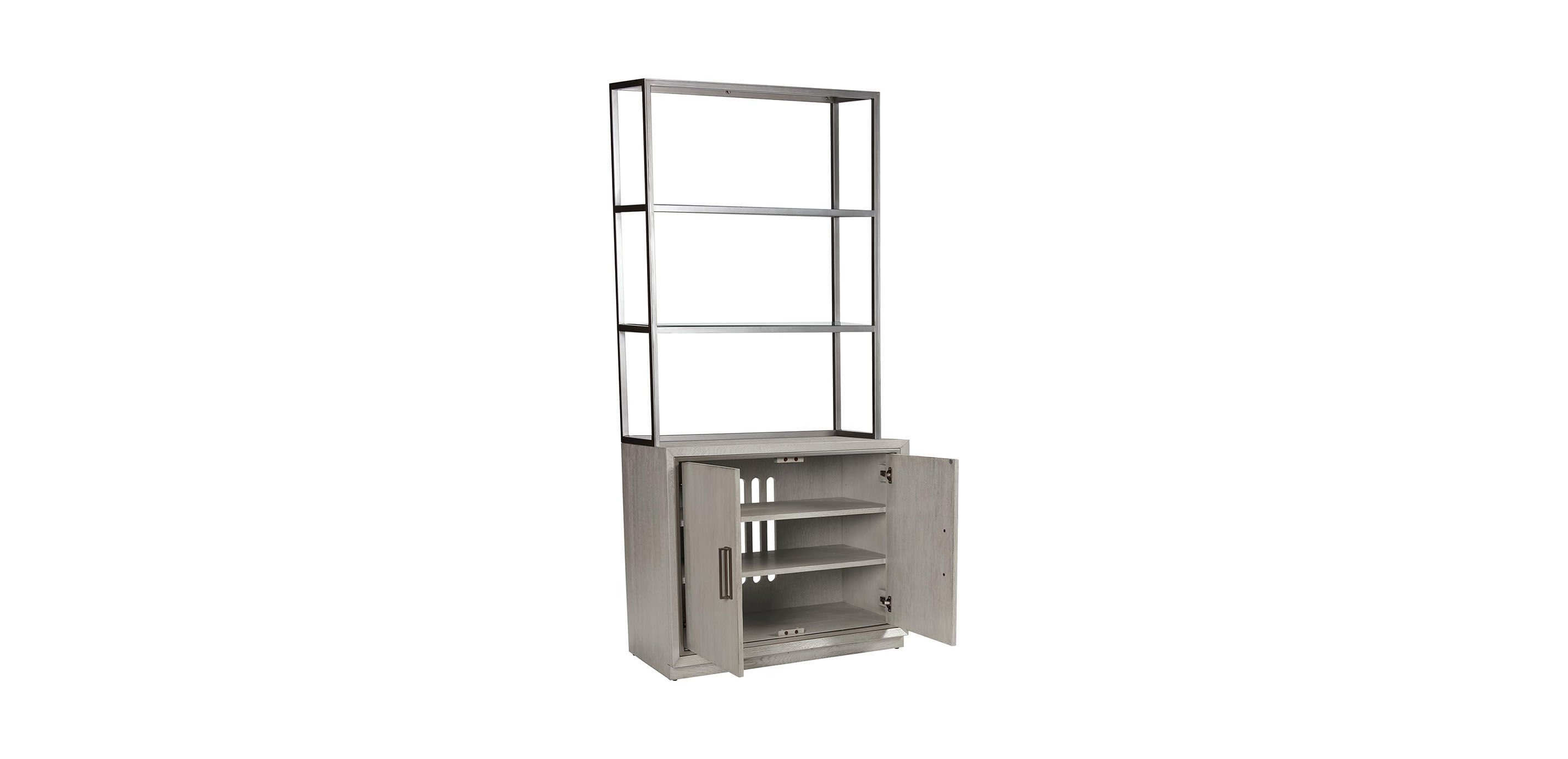 Faraday Two-Door Cabinet with Hutch_2