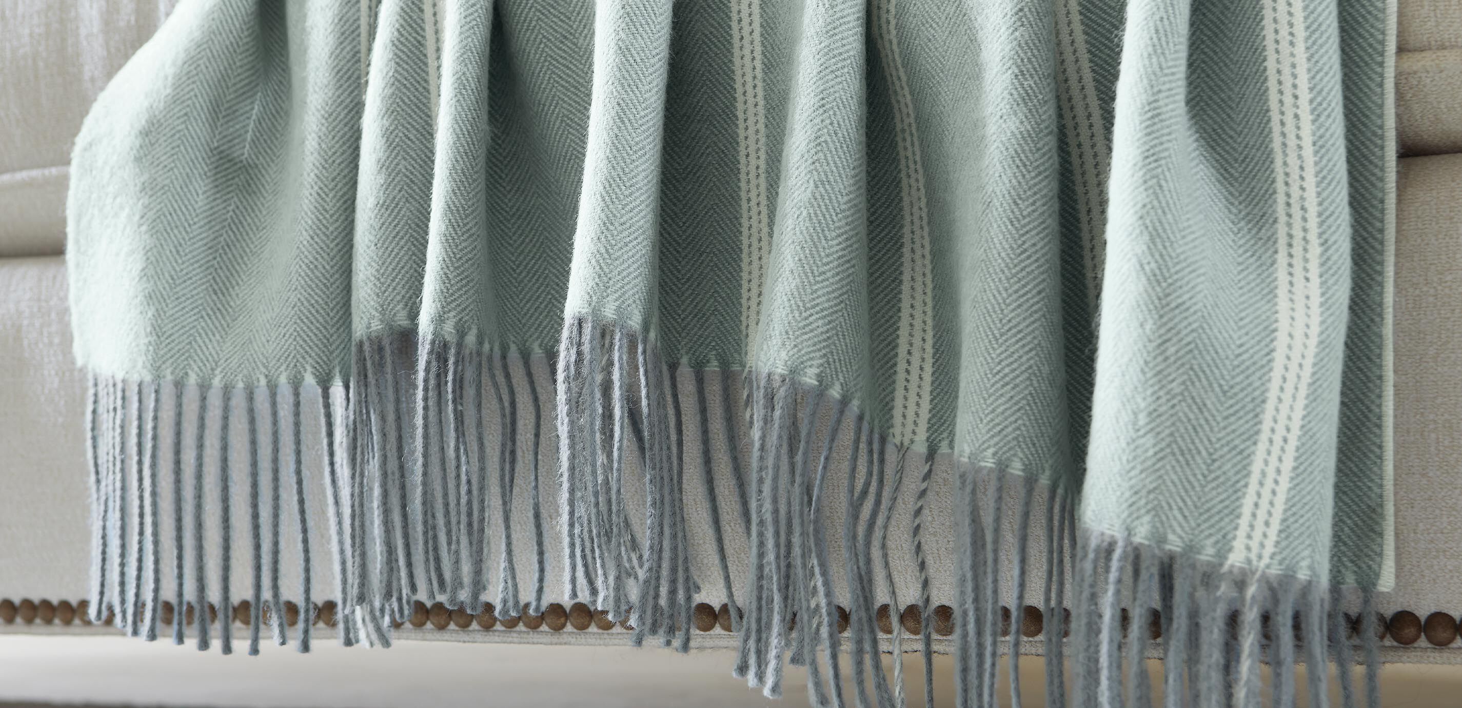 Herringbone Stripe Alpaca Throw_2