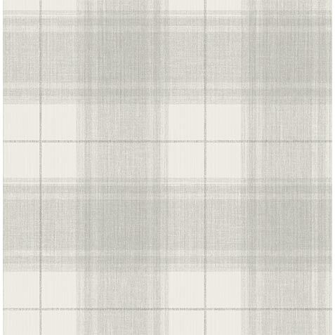Kent Plaid Textured Wallpaper image