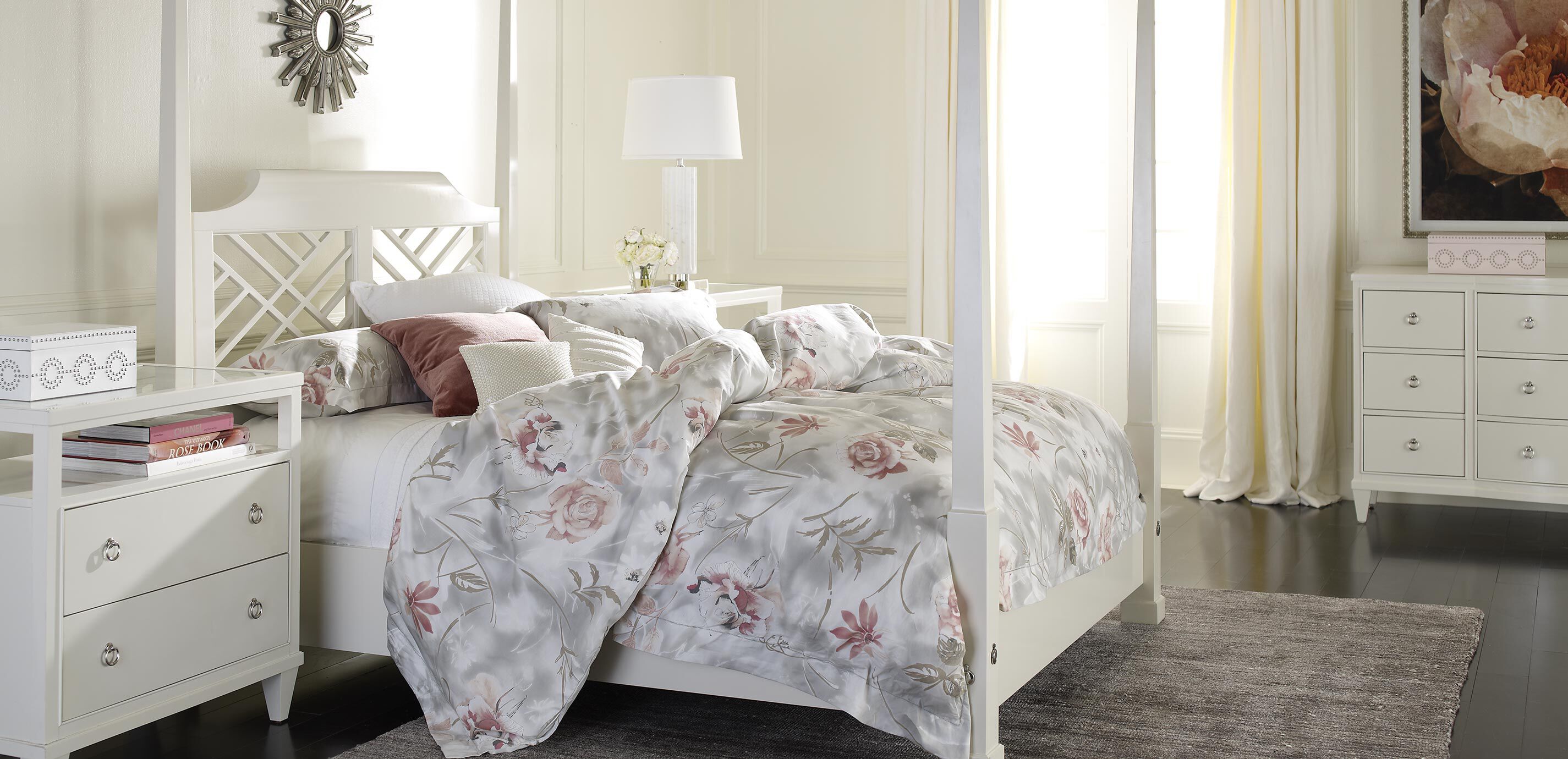 Heston GlassTop Night Table Ethan Allen GlassTop Night Tables Ethan Allen