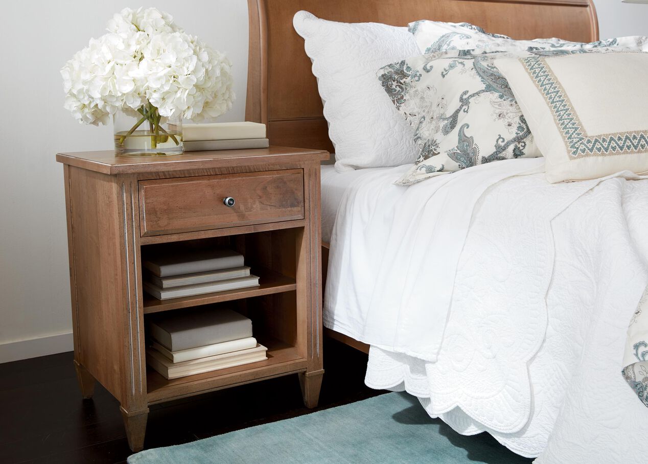 Jason Night Table Ethan Allen Maple Nightstand Ethan Allen