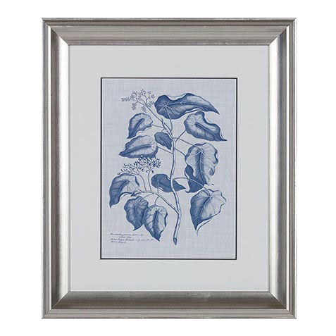 Navy and Linen Botanical VI image