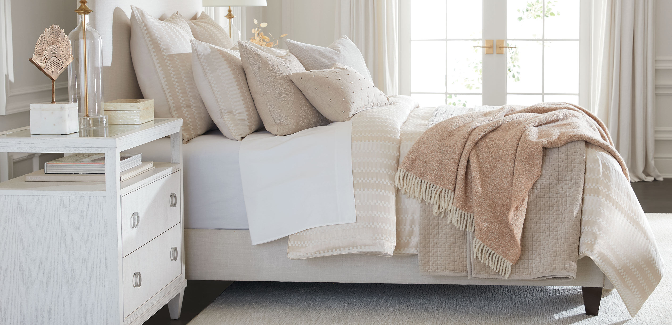 Checkerboard Jacquard Duvet Cover Set_4