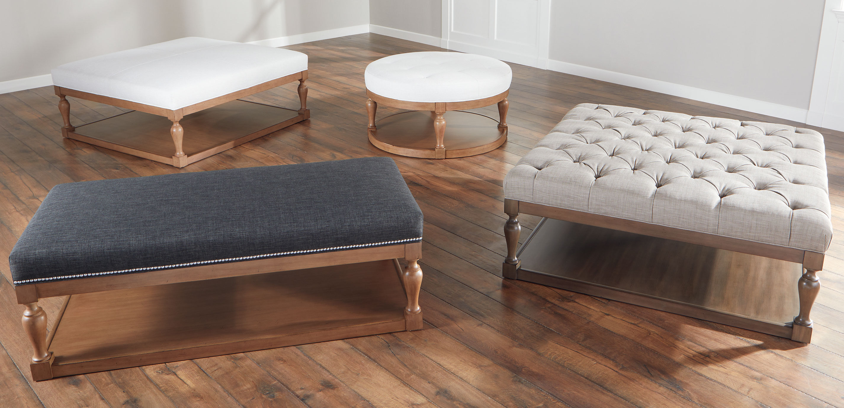 Donnelly 55" Rectangular Cocktail Ottoman