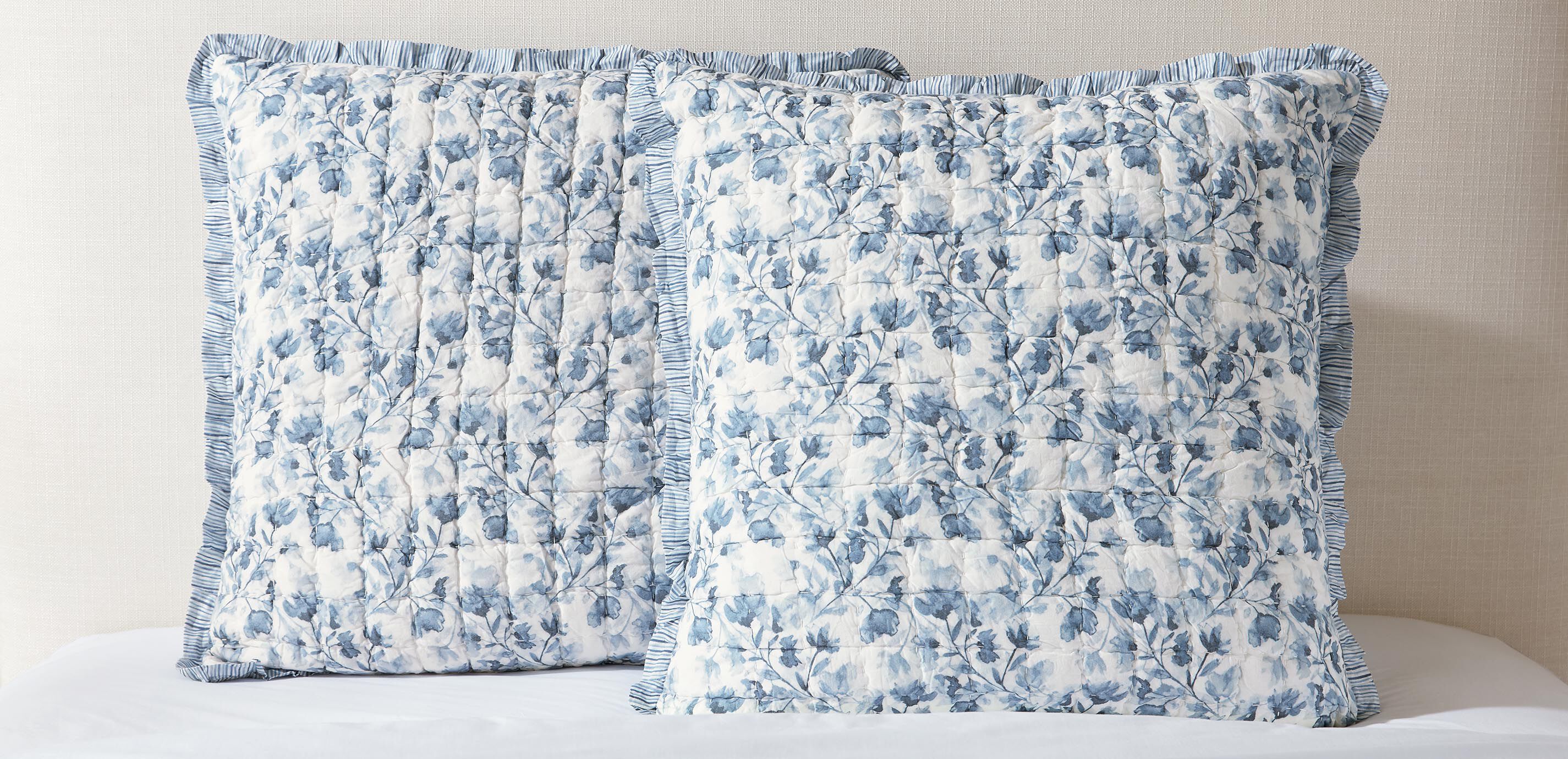 Watercolor Floral Euro Sham