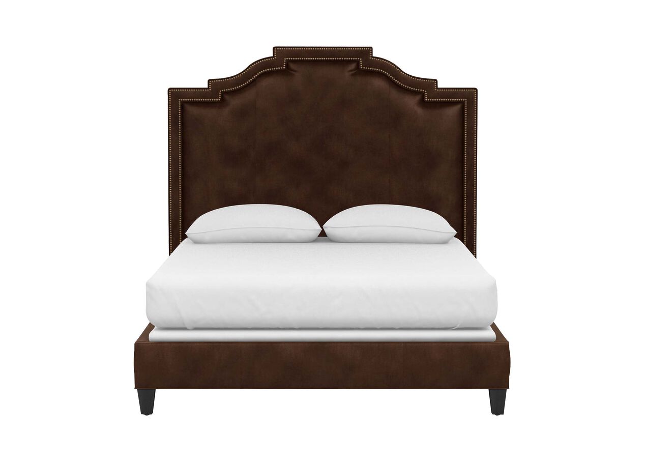Quinn Leather Bed | Ethan Allen
