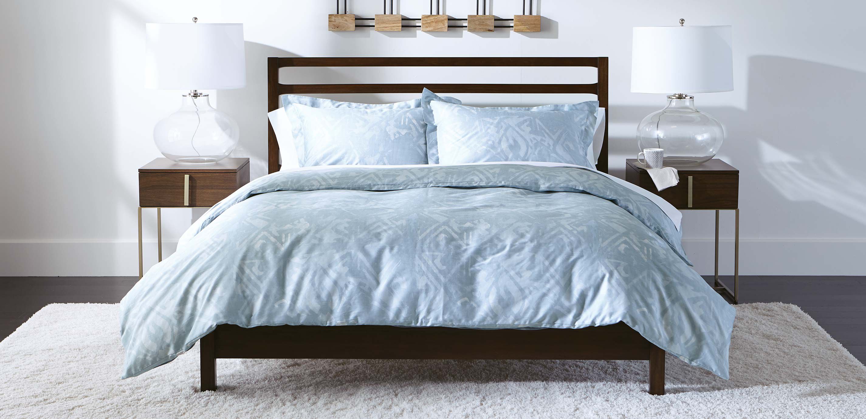 Saydie Printed Duvet Cover and Shams