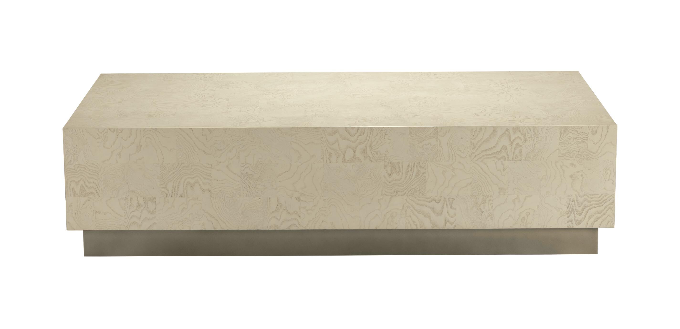 Braemore Rectangular Plinth-Base Coffee Table