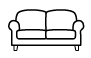 living room seating icon