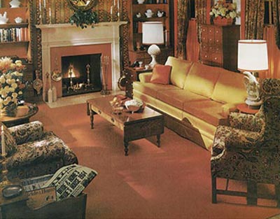 1960s Ethan Allen living room