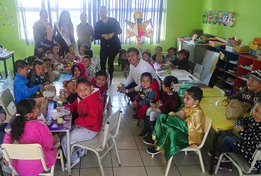a daycare full of young children and teachers