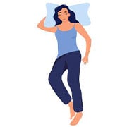 back sleeper illustration