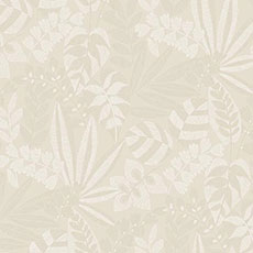 Taupe swatch Palma Floral Wallpaper