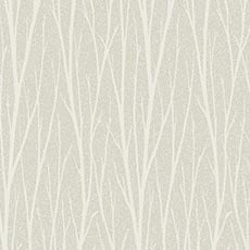 White/Silver swatch Abstract Birch Wallpaper