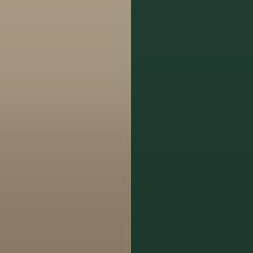 Hunter/Khaki swatch Vines Recycled Cotton Throw