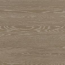 Homestead Gray, Oak (463): Warm gray finish, light glaze in the grain. Wire-brushed, distressed edges, spatter, low sheen. swatch Continental Upholstered Bed