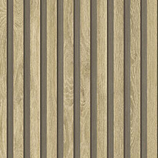 Taupe swatch Wood Slat Wallpaper
