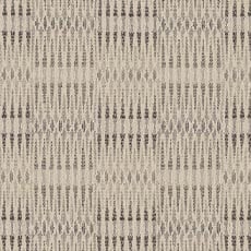 Piazza Birch (48970): graphic woven Ikat stripe swatch Piazza Linen Fabric