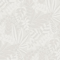 White swatch Palma Floral Wallpaper