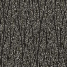 Silver/Black swatch Abstract Birch Wallpaper