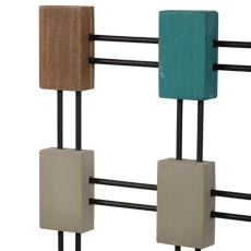 Multi swatch Pathways Wall Sculpture