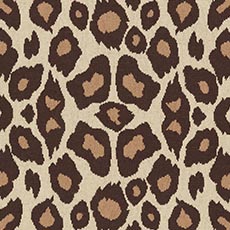 Tan swatch Recycled Cotton Cheetah Throw