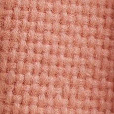 Apricot swatch Alpaca Basketweave Throw