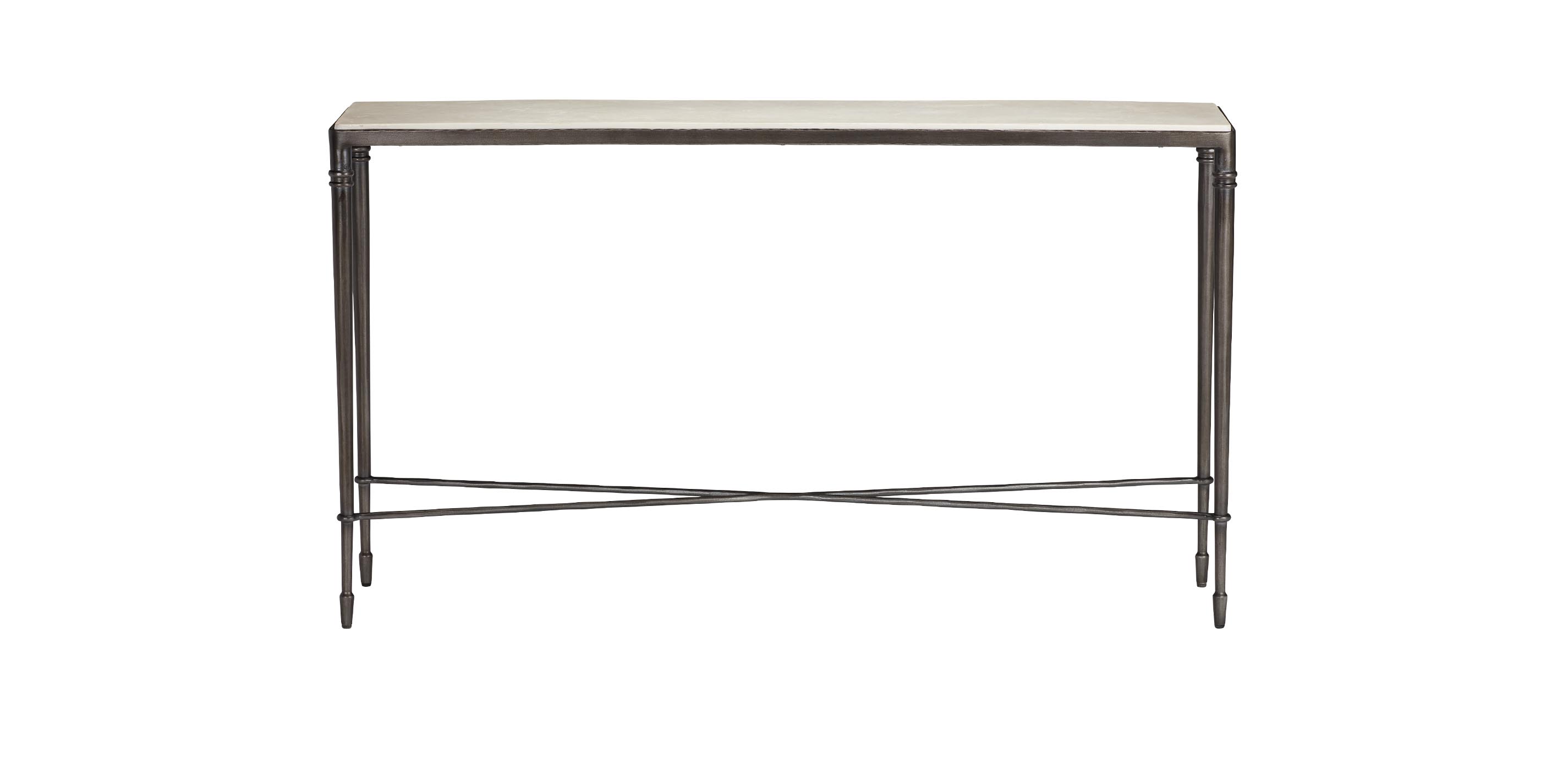 Valeria Stone-Top Console Table | Ethan Allen