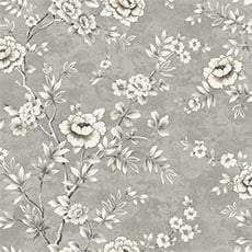Gray swatch Riley Chinoiserie Wallpaper