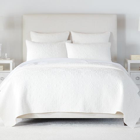 Quilted Medallion Coverlet and Shams Set Product Thumbnail