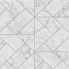 White swatch Angular Grid Wallpaper