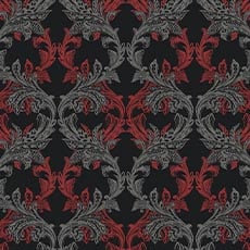 Red/Black swatch Victoria Wallpaper