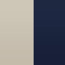 Navy/Cream swatch Vines Recycled Cotton Throw