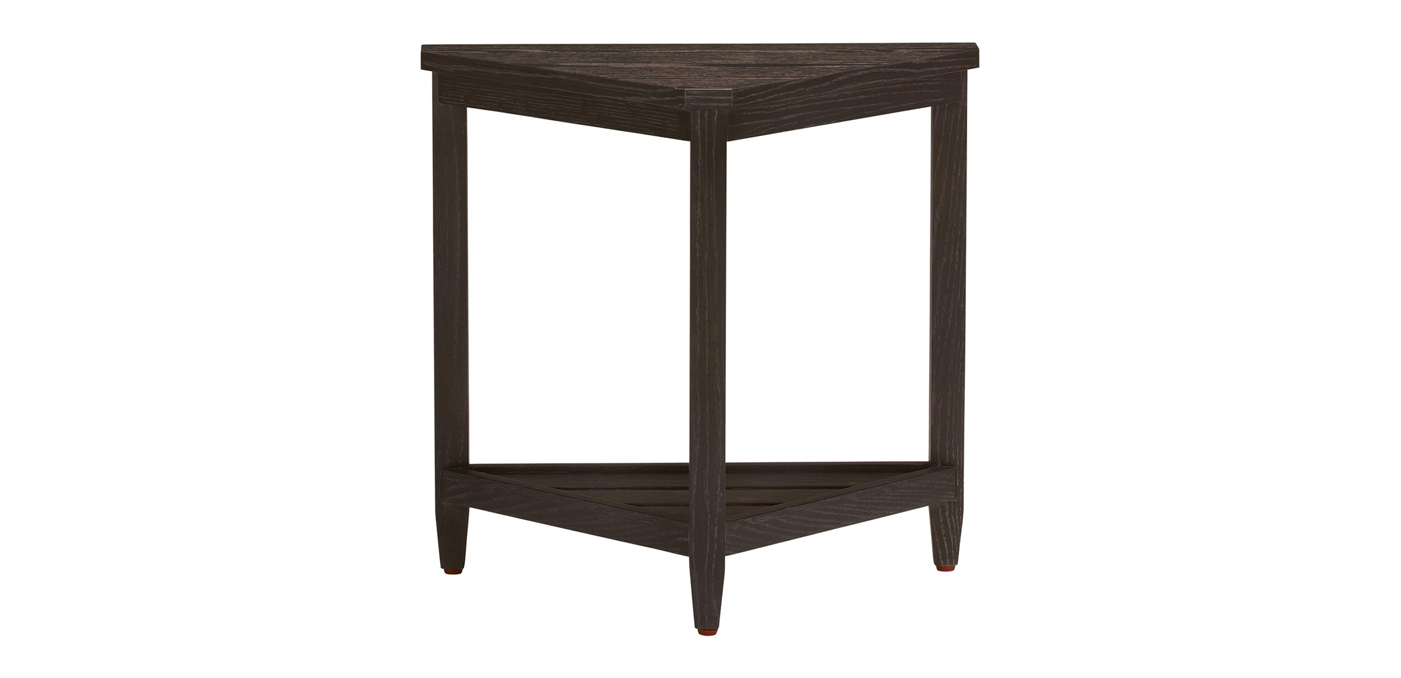 Lyons Triangle Accent Table Wood Triangle Table Ethan Allen