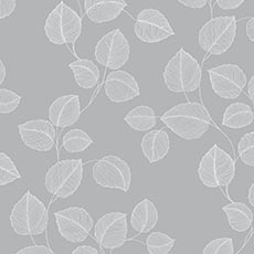 Gray swatch Dainty Leaf Wallpaper