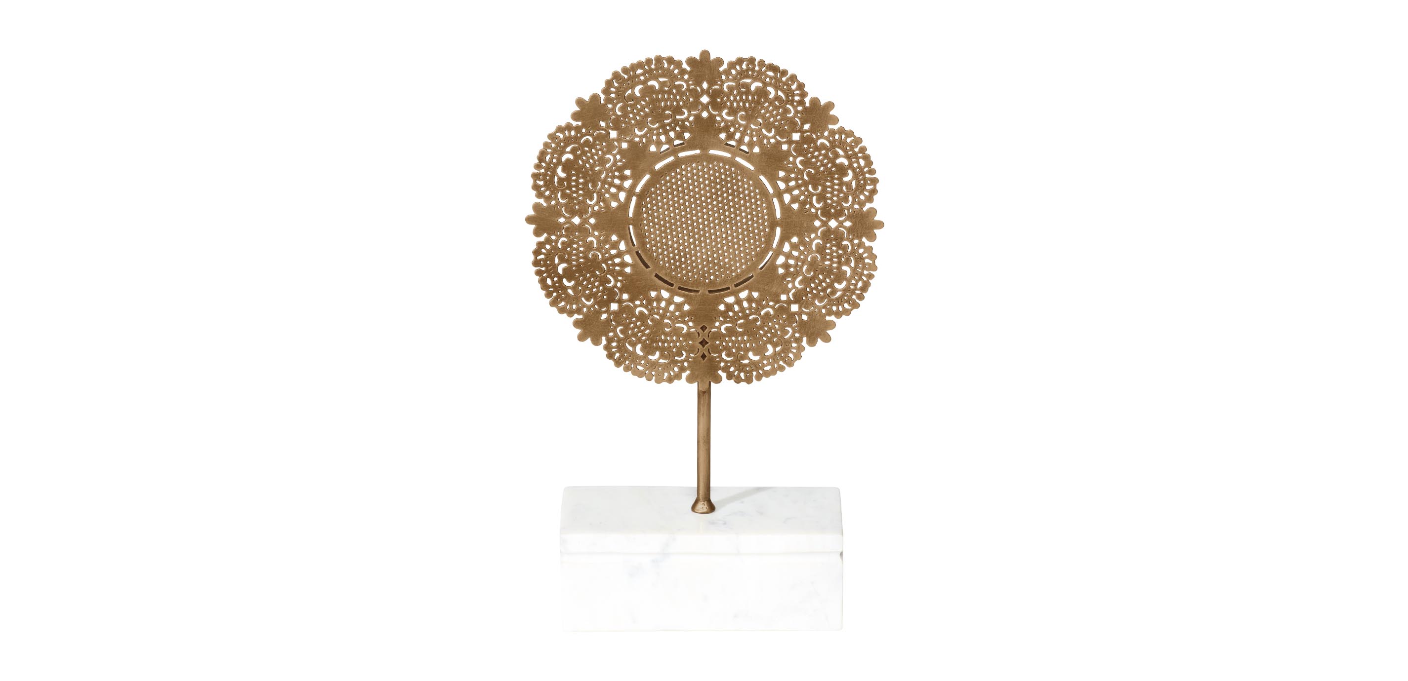 Aurora Metal Lace Sculpture | Ethan Allen